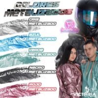 IMPERMEABLE METALIZADO PARA MOTO Y BICICLETA