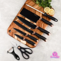 SET DE CUCHILLOS EN MARMOL