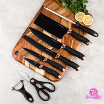 SET DE CUCHILLOS EN MARMOL